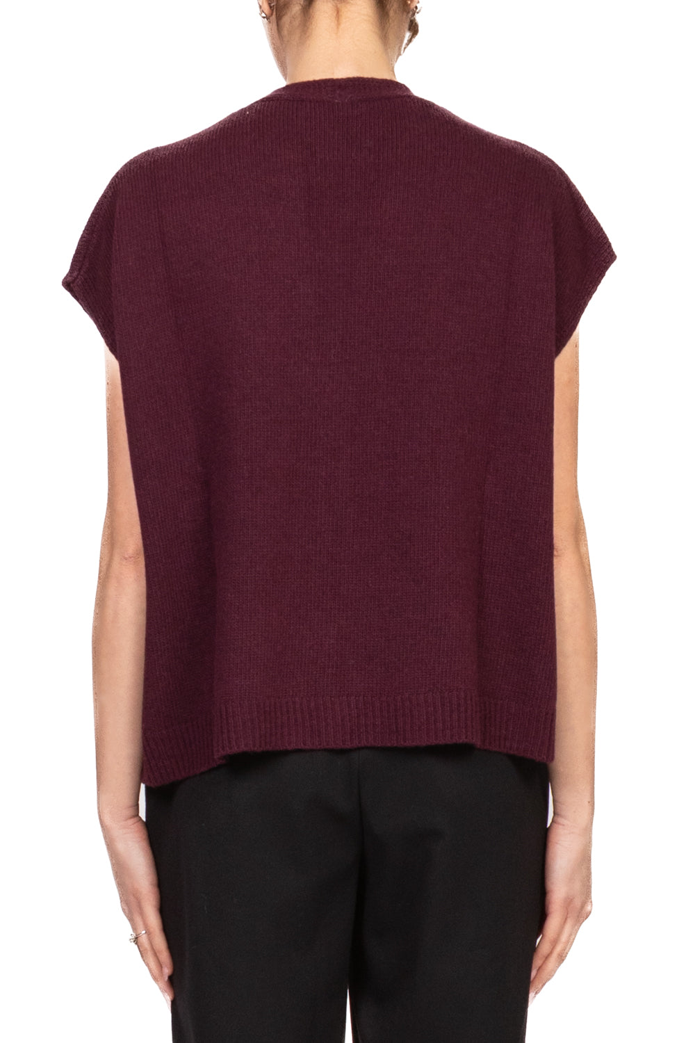 Tensione In - Gilet scollo a v con bottoni Art. D80014