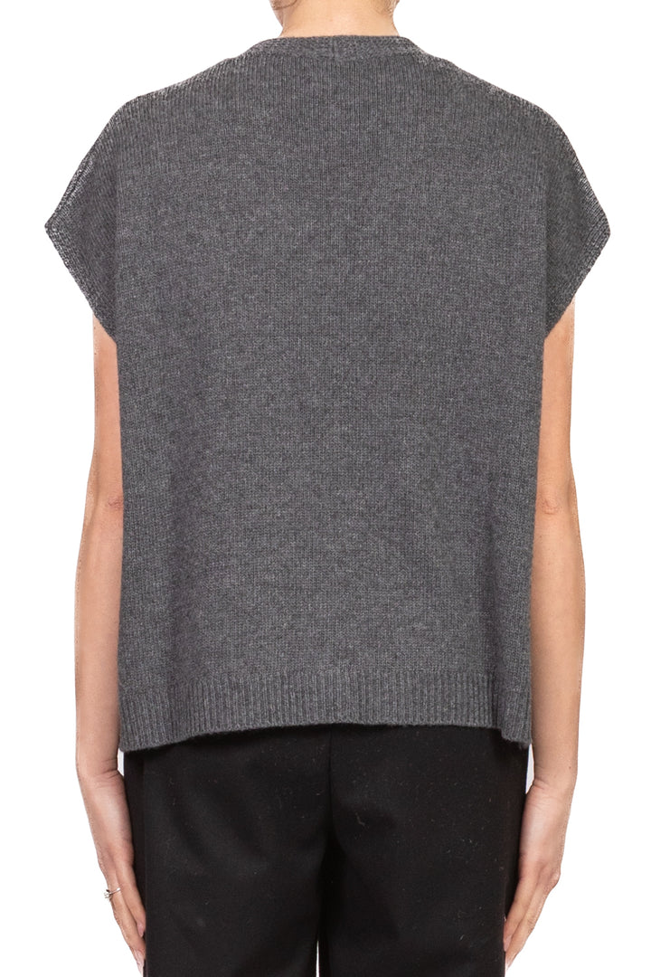 Tensione In - Gilet scollo a v con bottoni Art. D80014