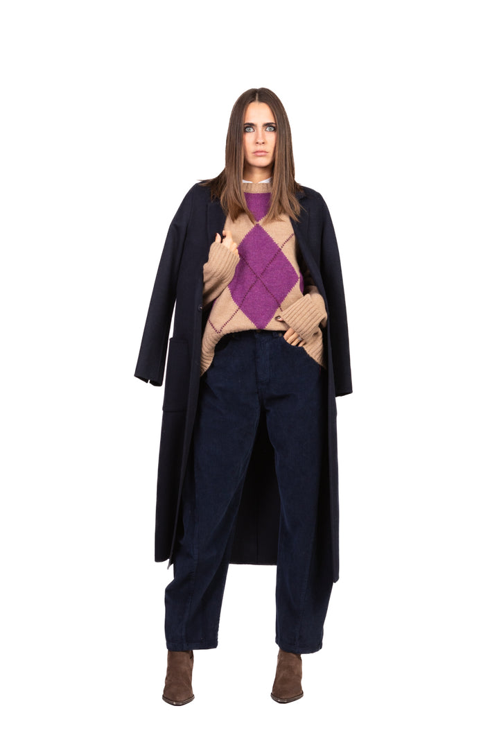 Tensione In - Maglia girocollo rombi Art. W5HMJ78A359