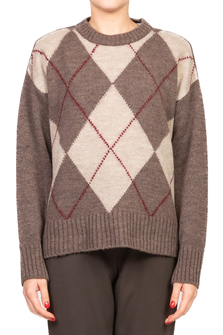 Tensione In - Maglia girocollo rombi Art. W5HMJ78A359