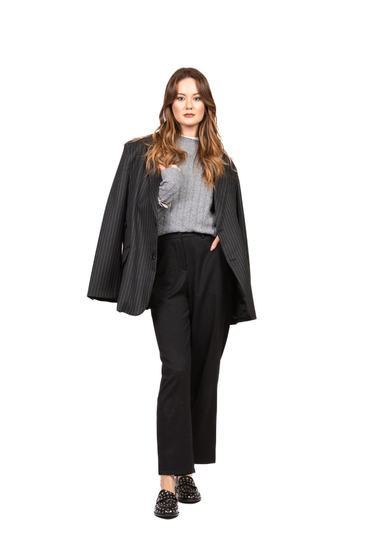 Vicolo - Maglia trecce girocollo Art. 77279F