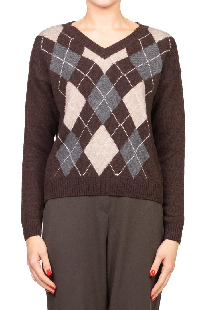 Tensione In - Maglia rombi scollo v Art. D82036