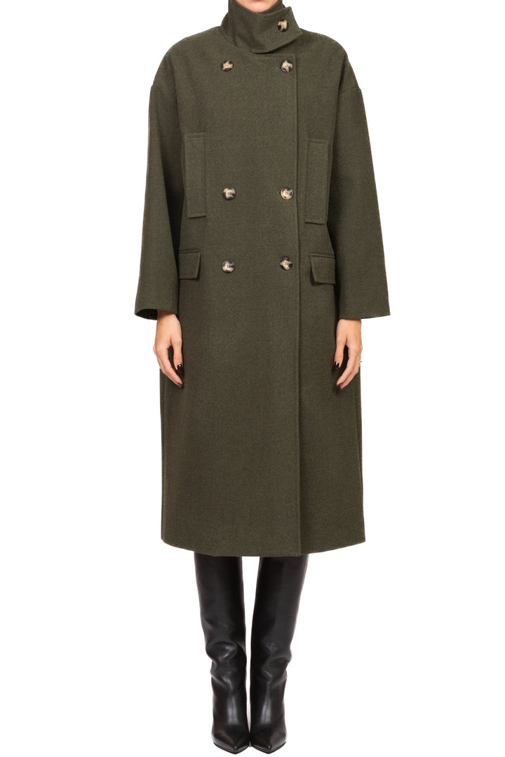 Vicolo - Cappotto lungo con colletto Art. TF1795