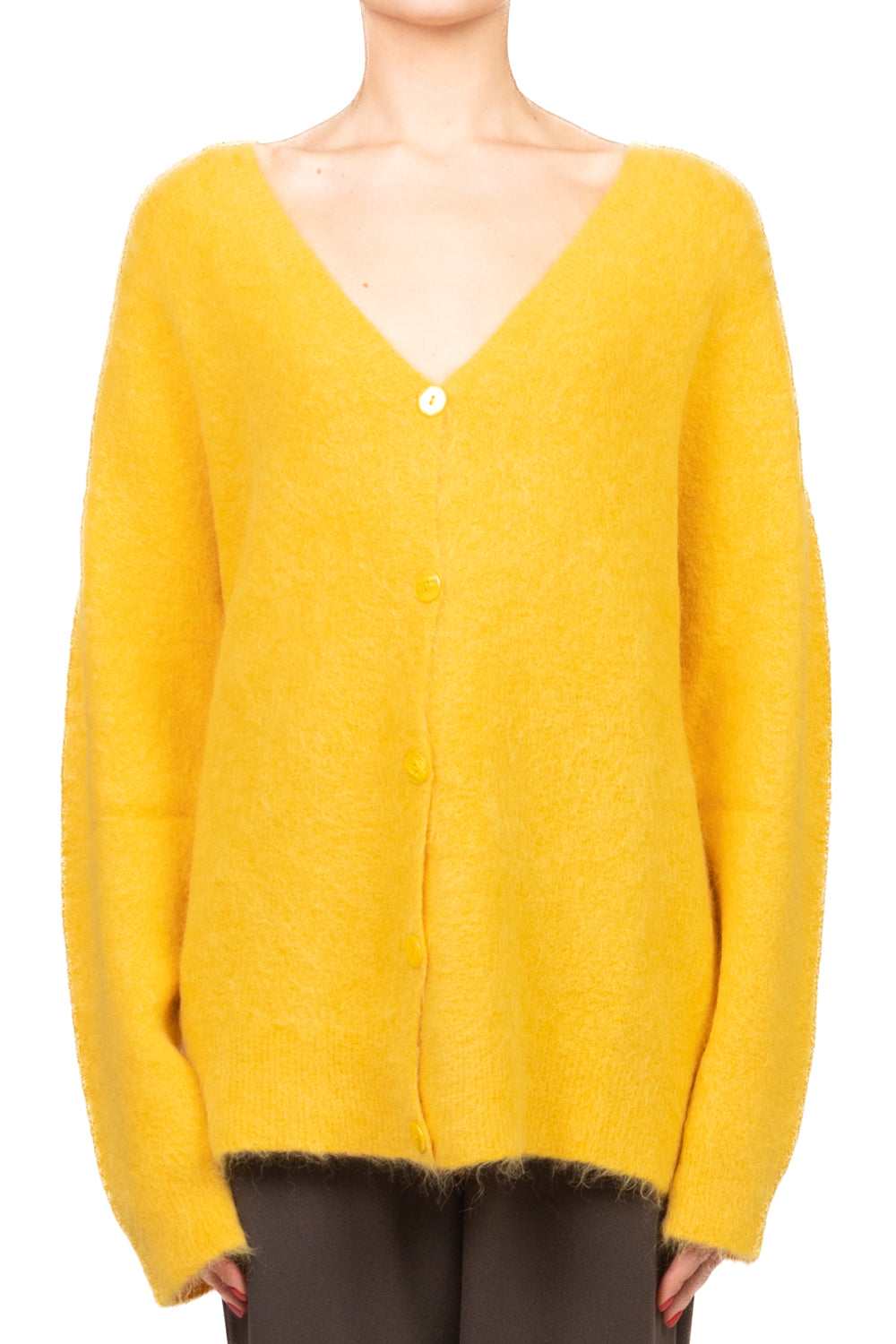 Kontatto - Cardigan mohair scollo v Art. 3M0867CN