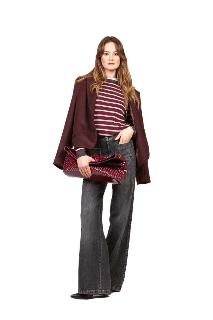 Tensione In - Maglia girocollo rigata Art. 10848-AI25