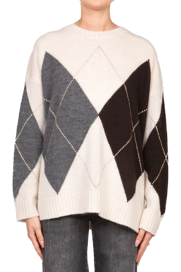 Tensione In - Maglia rombi filo lurex Art. D81292