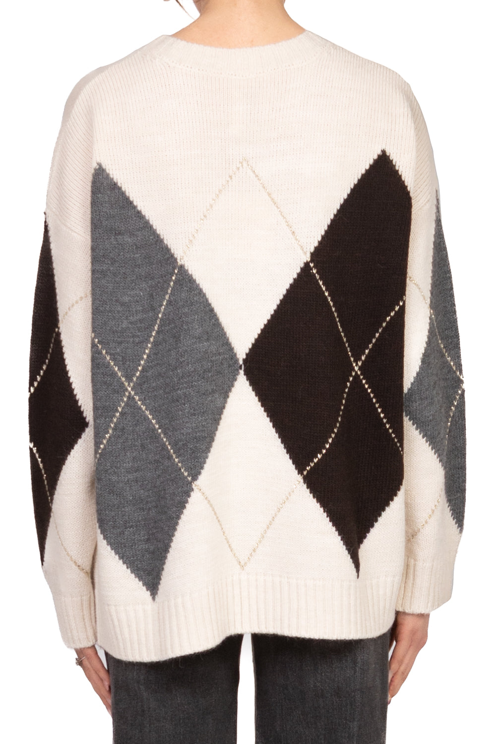 Tensione In - Maglia rombi filo lurex Art. D81292