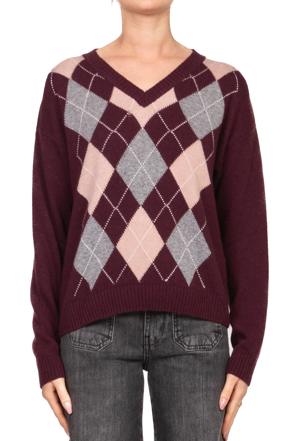 Tensione In - Maglia rombi scollo v Art. D82036