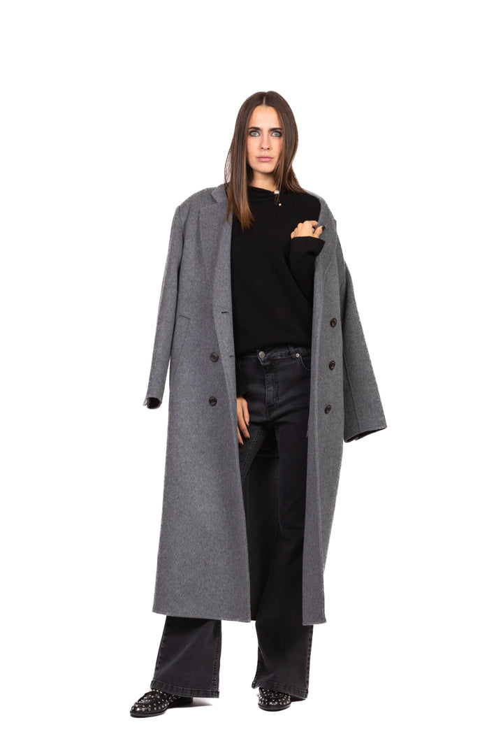 Vicolo - Maglia collo alto con spilla perla Art. 22227F