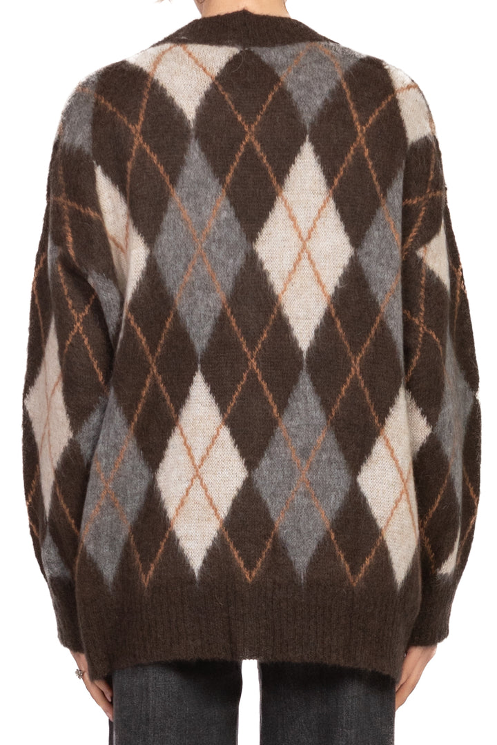 Tensione In - Cardigan con rombi Art. D80999