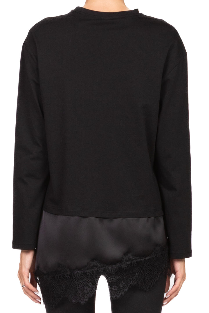 Tensione In - T-shirt manica lunga con pizzo Art. FW250098