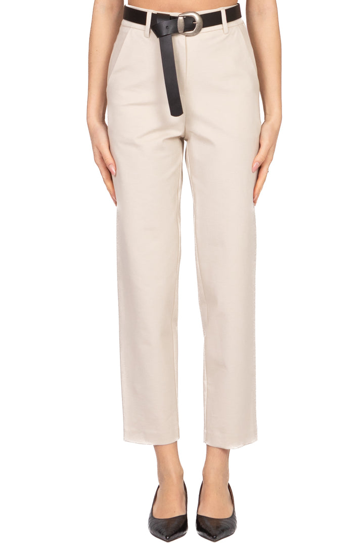 Tensione In - Pantalone carrot in punto milano Art. 26P1202