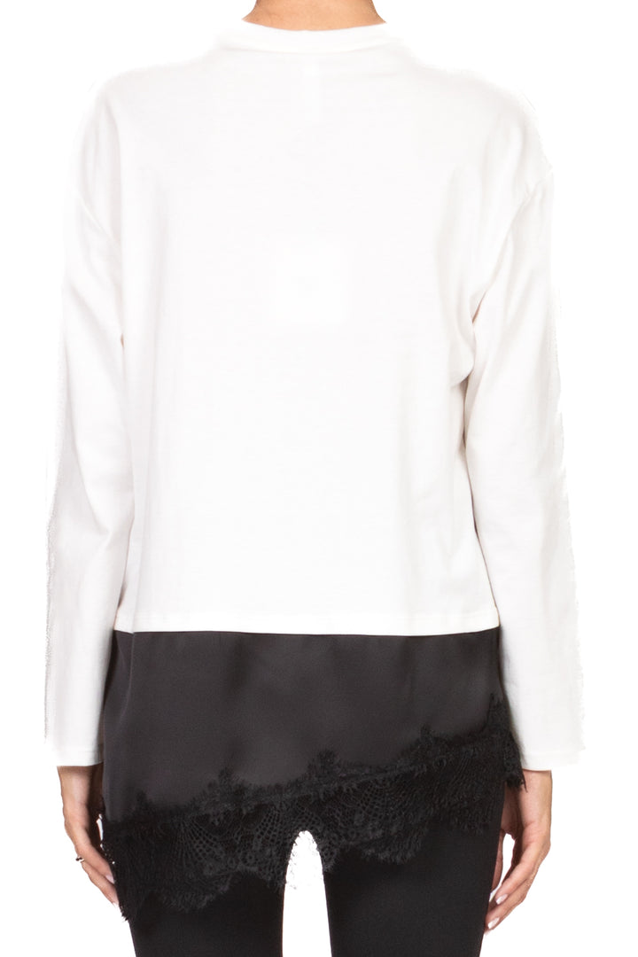 Tensione In - T-shirt manica lunga con pizzo Art. FW250098