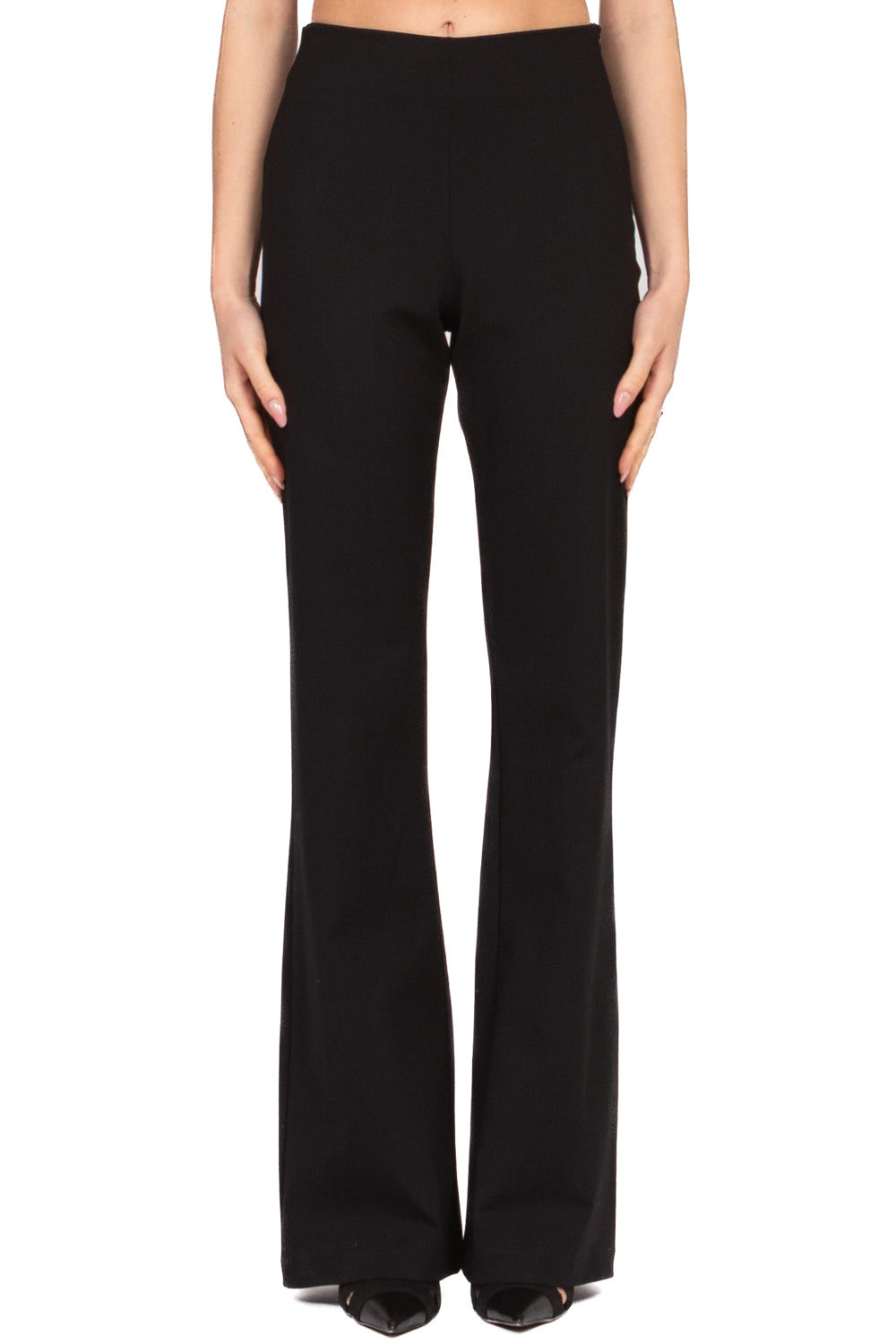 Tensione In - Pantalone zampa punto milano Art. 38177