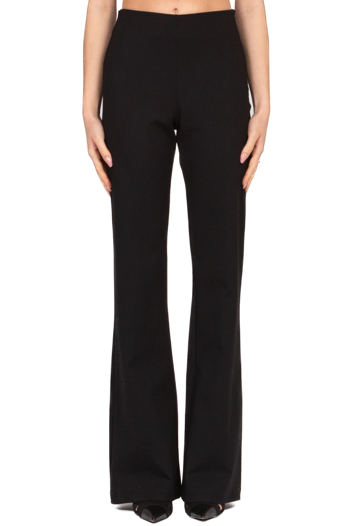 Tensione In - Pantalone zampa punto milano Art. 38177