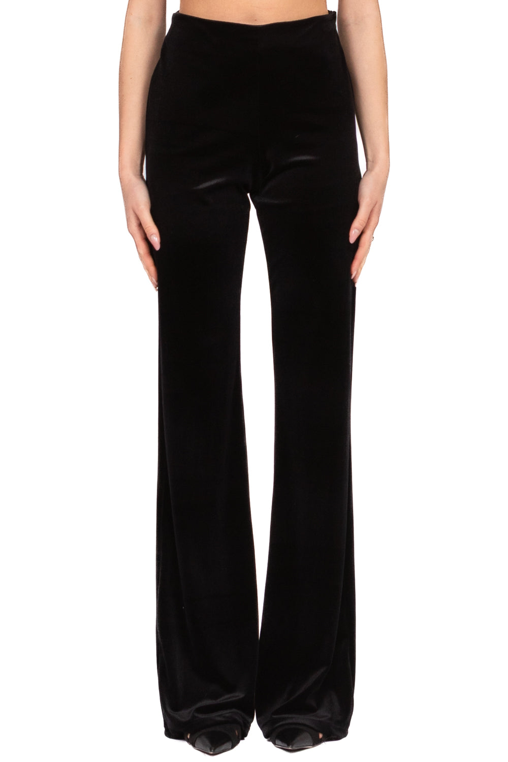 Tensione In - Pantalone zampa in ciniglia Art. 38161