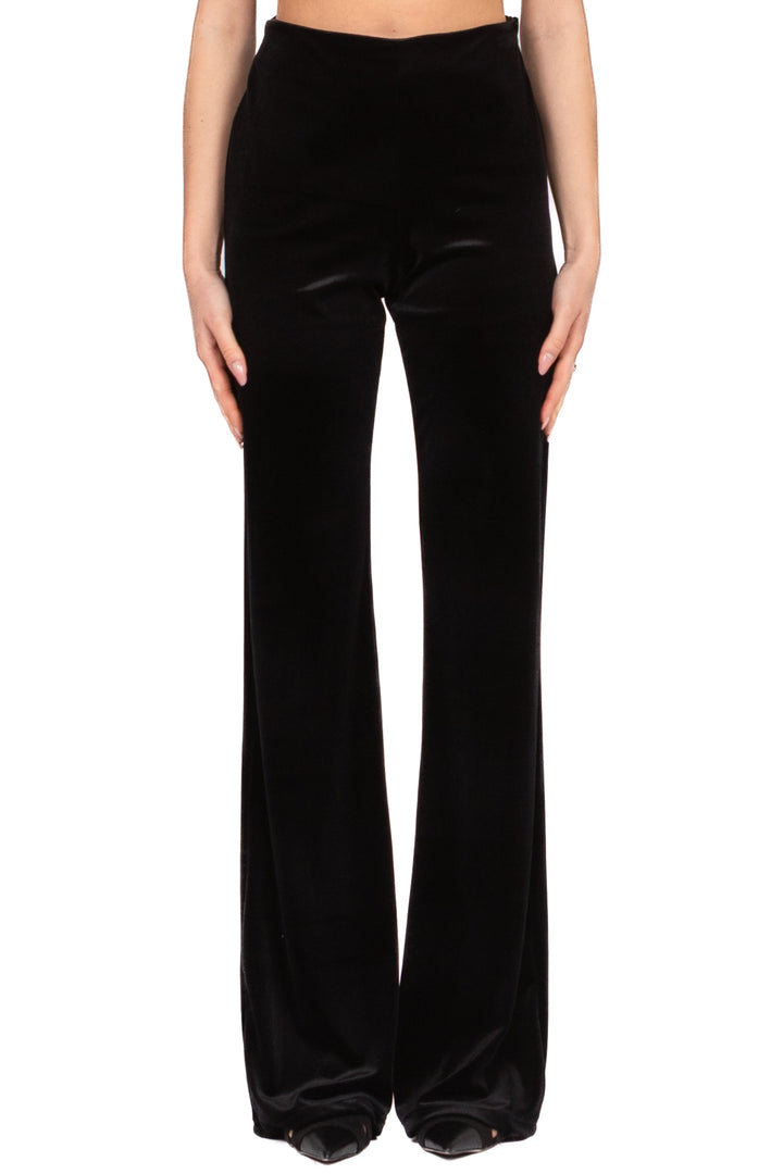 Tensione In - Pantalone zampa in ciniglia Art. 38161