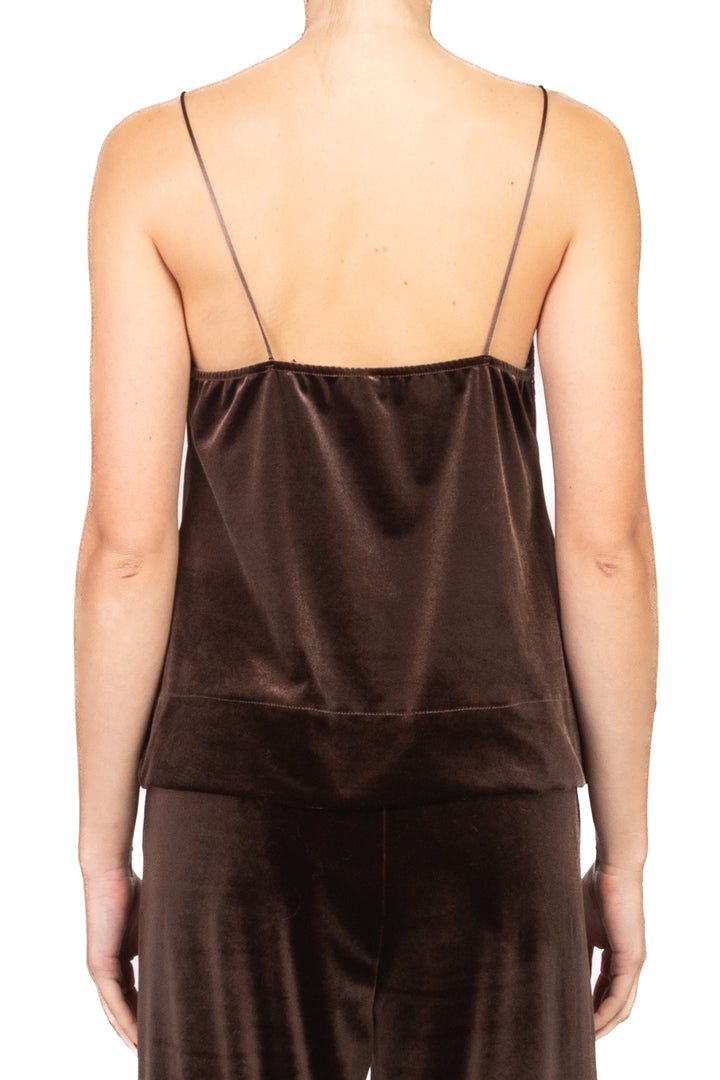 Tensione In - Top in ciniglia con pizzo Art. T50045ATAI25