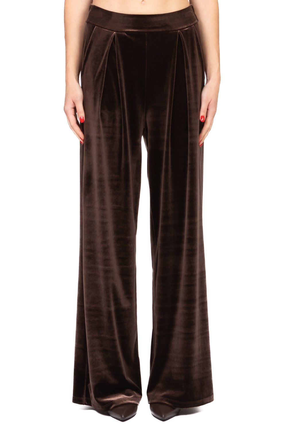 Tensione In - Pantalone palazzo in ciniglia Art. P10050ATAI25