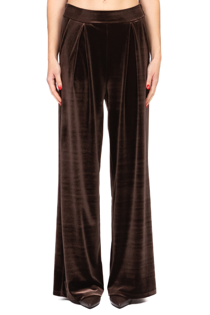 Tensione In - Pantalone palazzo in ciniglia Art. P10050ATAI25