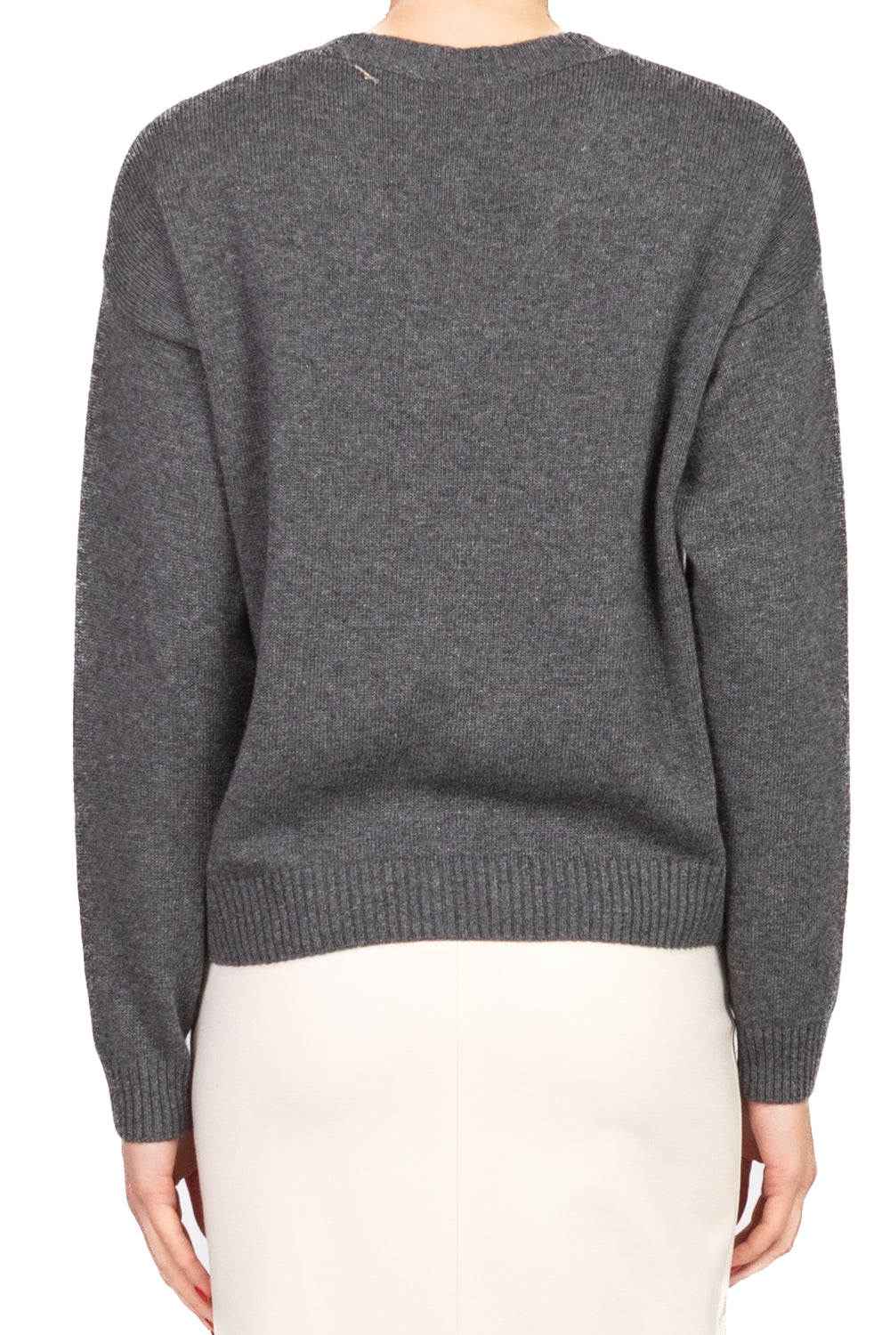 Tensione In - Maglia V con rombi filo lurex Art. D82060