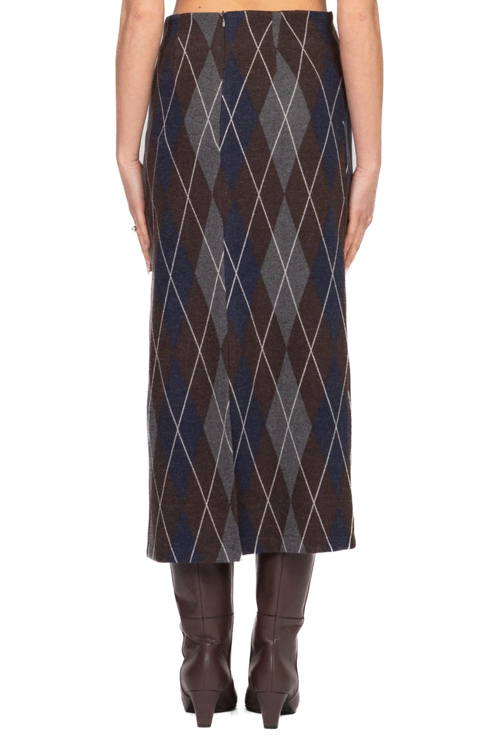 Tensione In - Gonna longuette con rombi Art. 26G1659