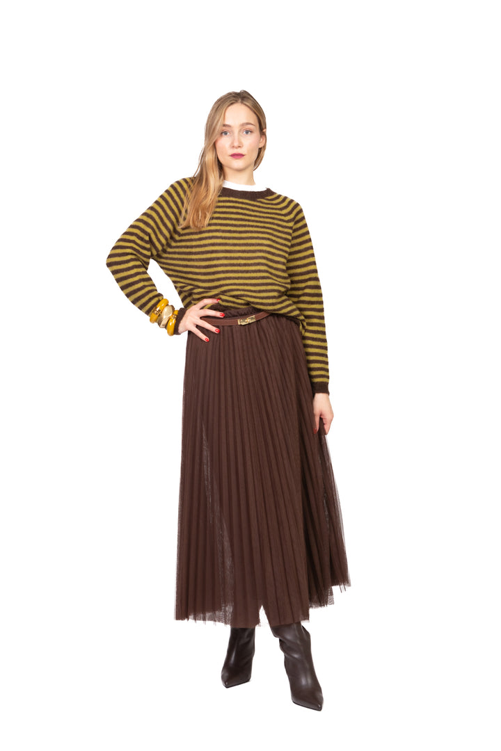 Tensione In - Gonna tulle plissettata Art. N20092AT