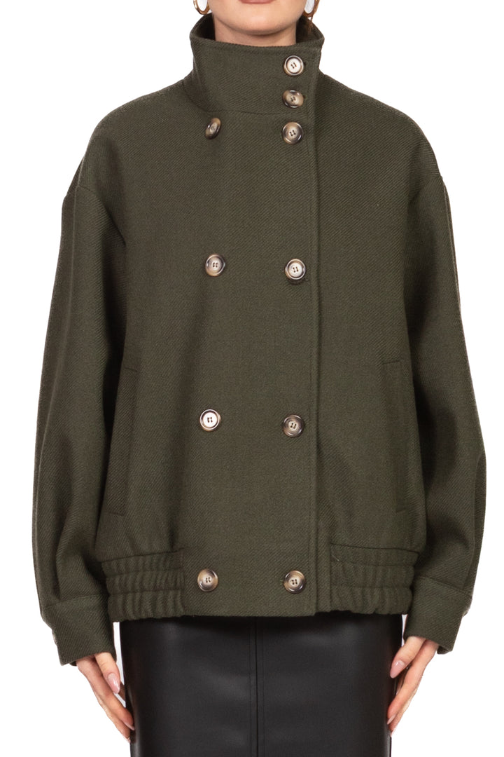 Vicolo - Bomber doppio petto colletto alto Art. TF1175