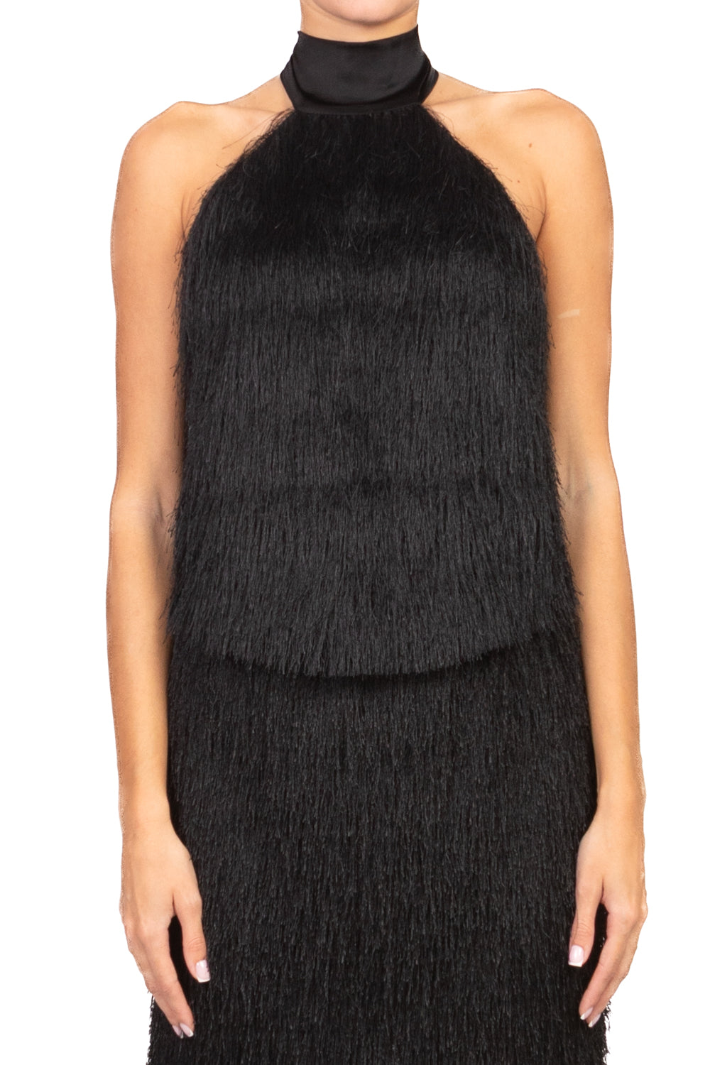 Dixie - Top scollo americano con frange Art. R067Y030