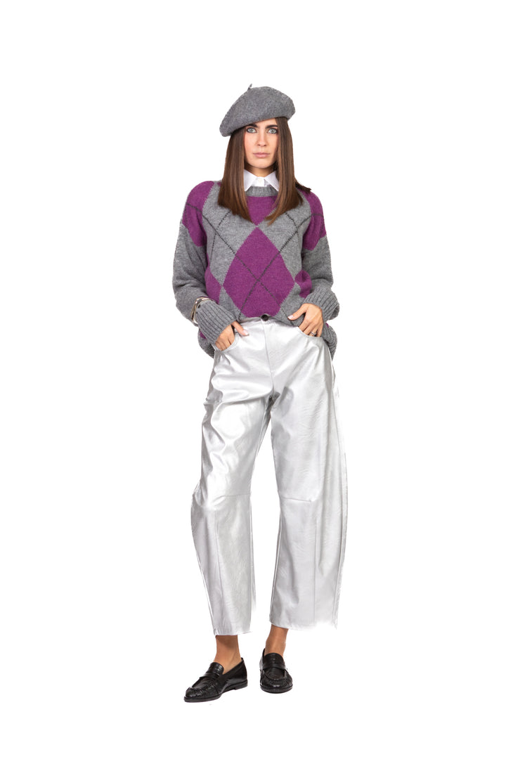 Tensione In - Maglia girocollo rombi Art. W5HMJ78A359