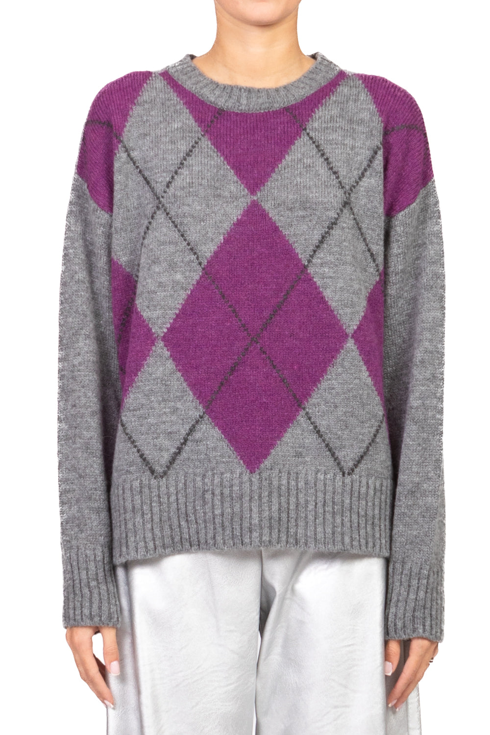 Tensione In - Maglia girocollo rombi Art. W5HMJ78A359