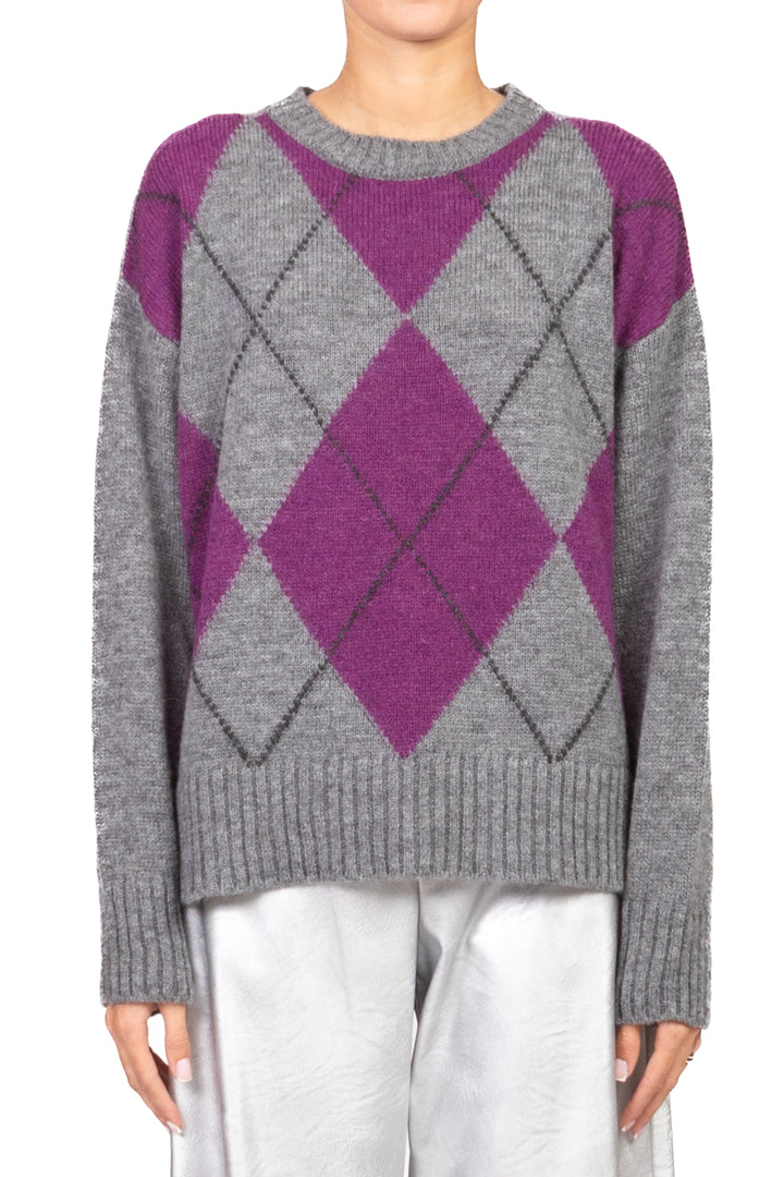 Tensione In - Maglia girocollo rombi Art. W5HMJ78A359