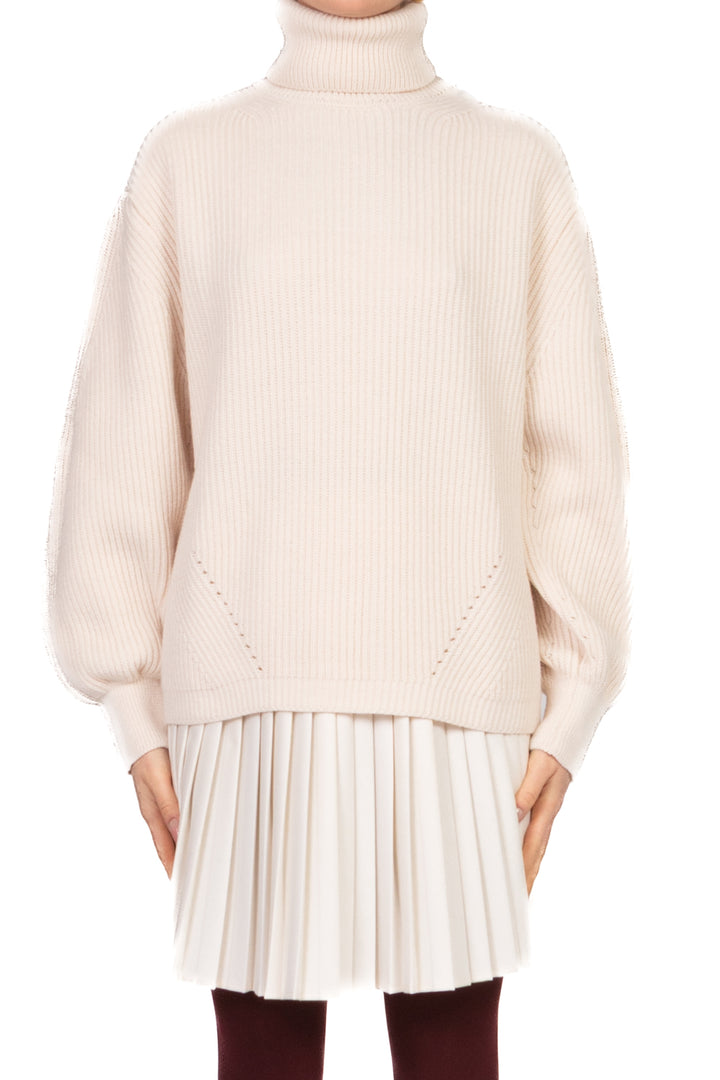 Tensione In - Maglia collo alto manica palloncino Art. W5HMJ46A400AT