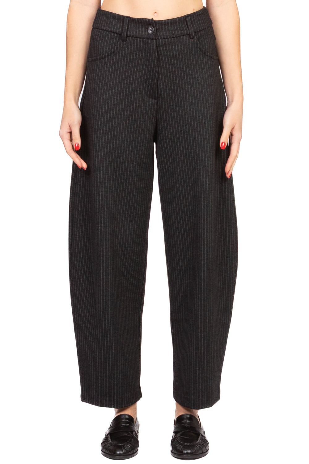 Tensione In - Pantalone balloon gessato Art. 26P1628