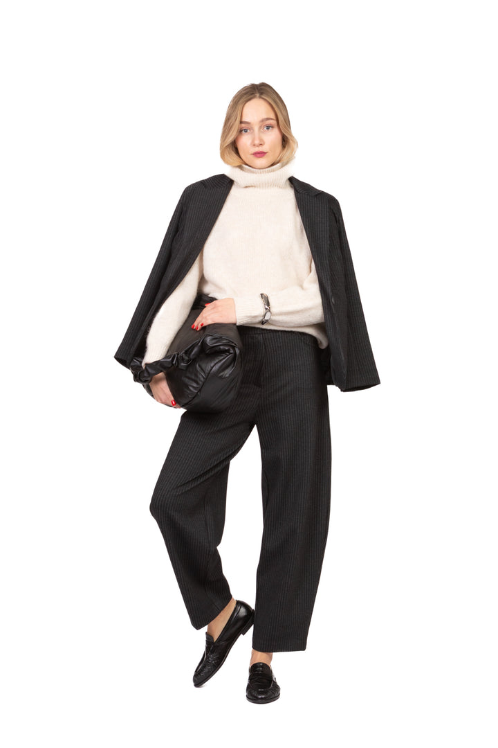 Tensione In - Pantalone balloon gessato Art. 26P1628