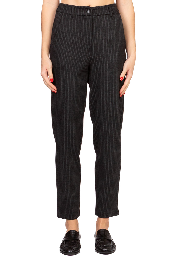 Tensione In - Pantalone sigaretta gessato Art. 26P1625