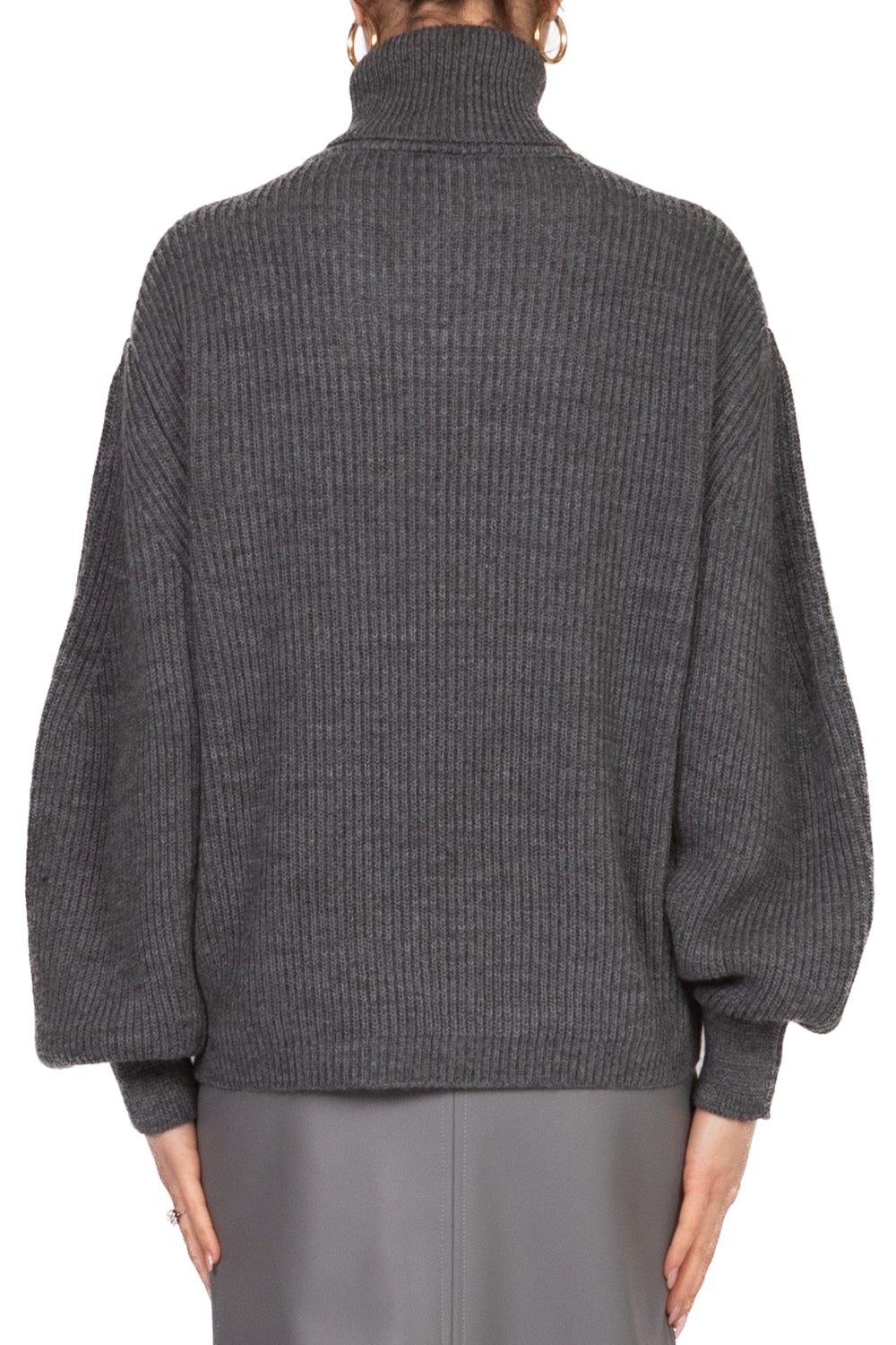 Tensione In - Maglia collo alto manica palloncino Art. W5HMJ46A400AT