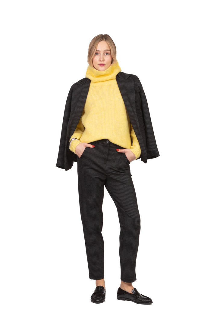 Tensione In - Pantalone sigaretta gessato Art. 26P1625