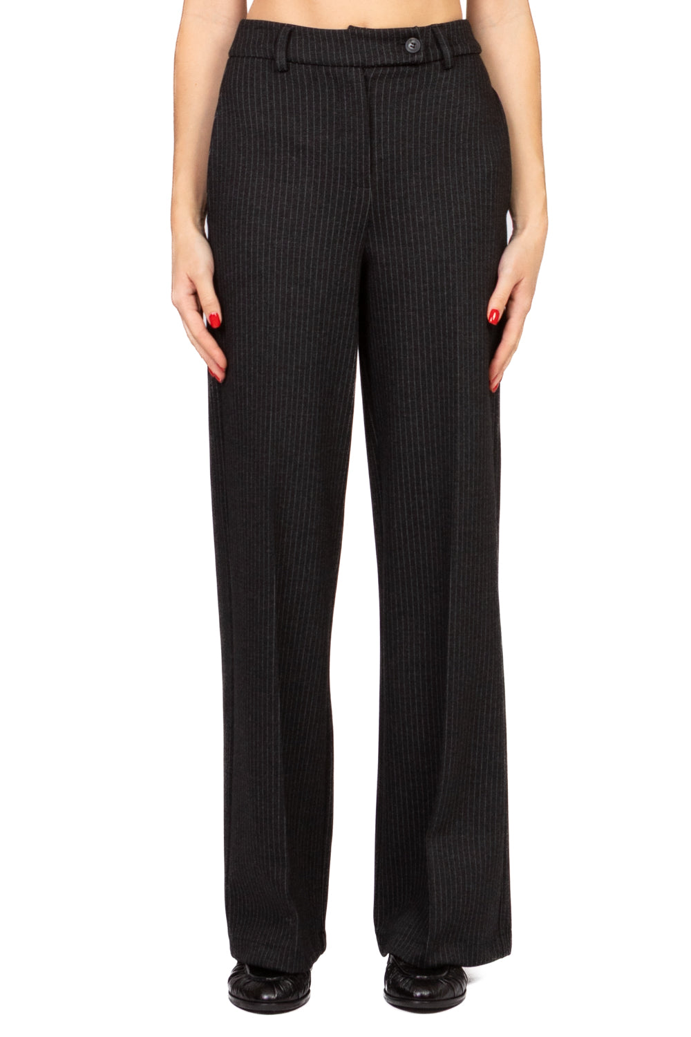 Tensione In - Pantalone palazzo gessato Art. 26P1626