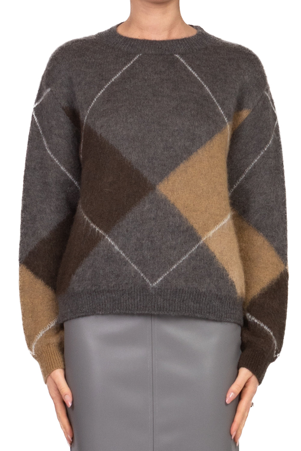 Tensione In - Maglia rombi misto mohair Art. D82028