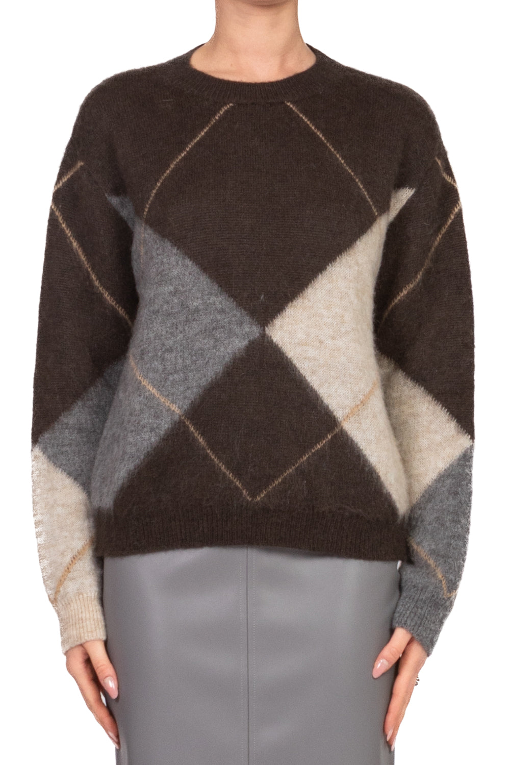 Tensione In - Maglia rombi misto mohair Art. D82028