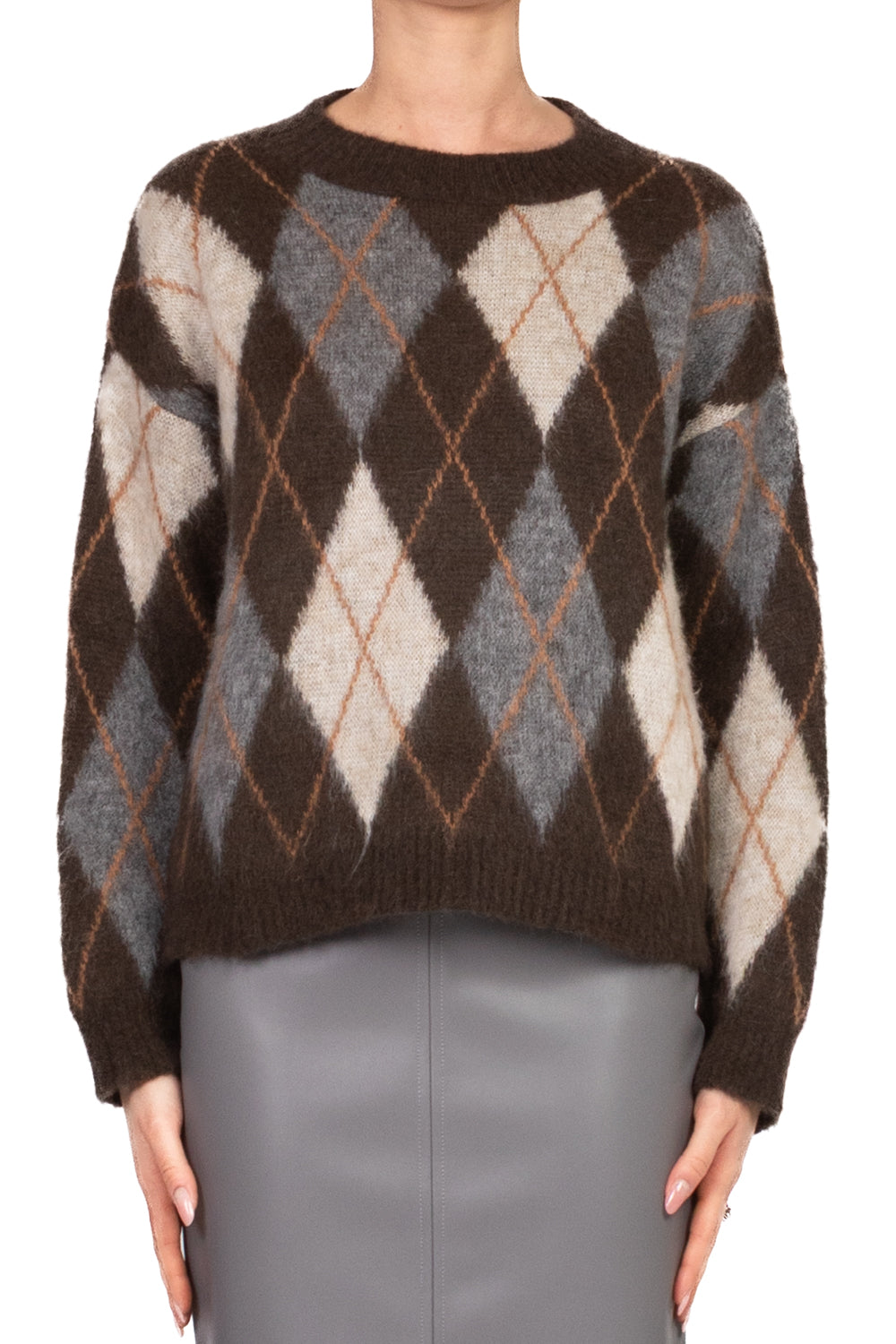 Tensione In - Maglia rombi misto mohair Art. D82048