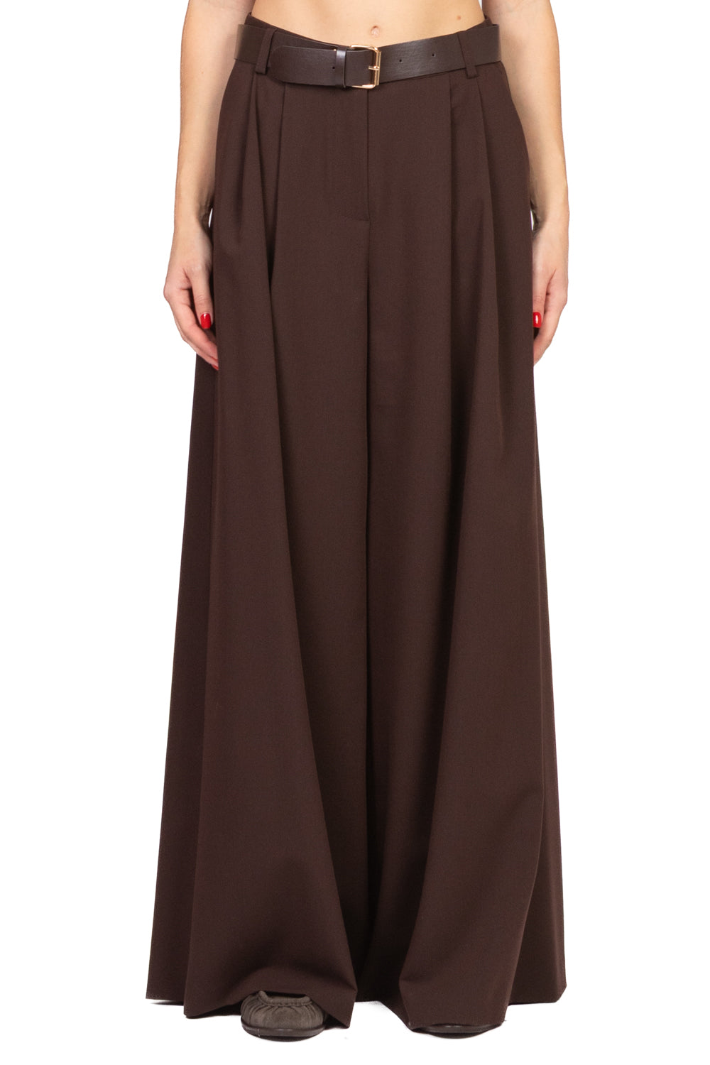 Imperial - Pantalone palazzo ampio con cintura Art. P3U0KICM57