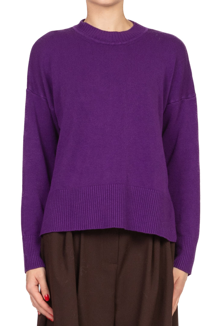 Vicolo - Maglia girocollo con spacchetti Art. 77341F