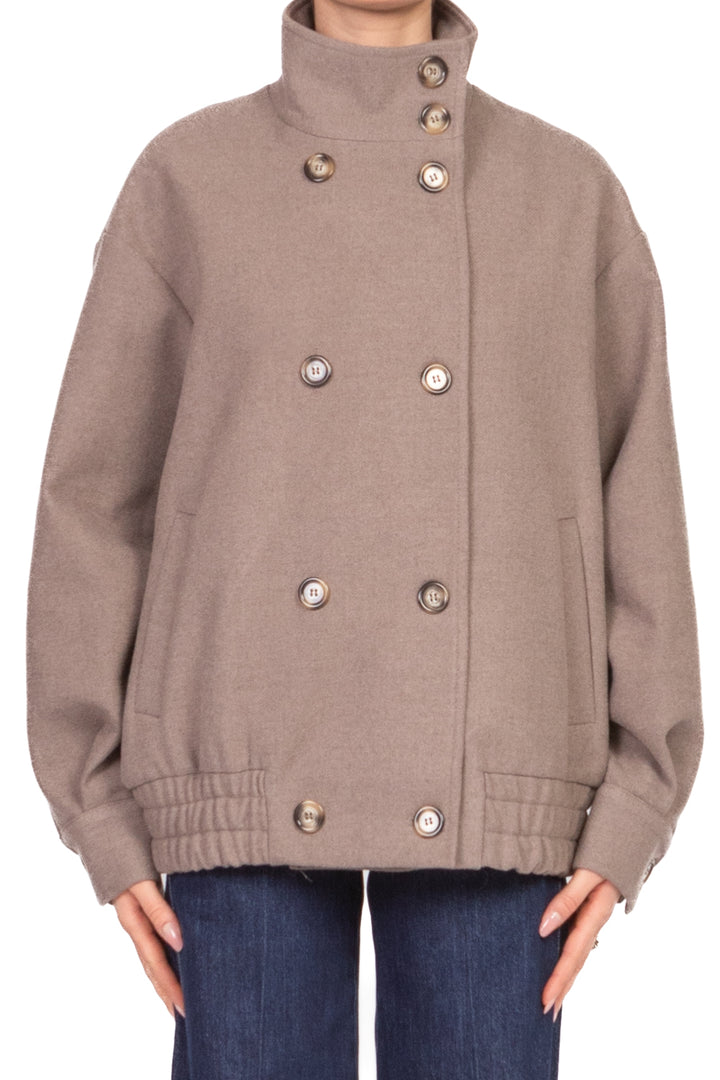 Vicolo - Bomber doppio petto colletto alto Art. TF1175