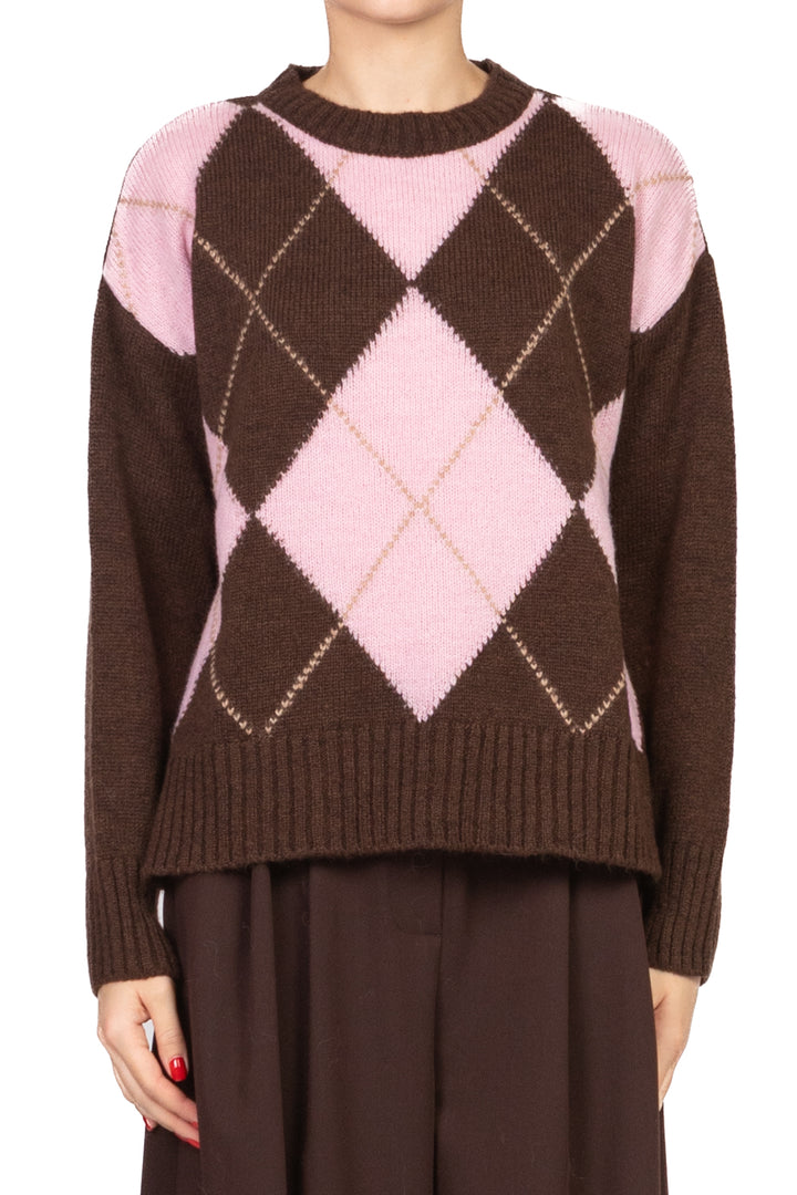 Tensione In - Maglia girocollo rombi Art. W5HMJ78A359