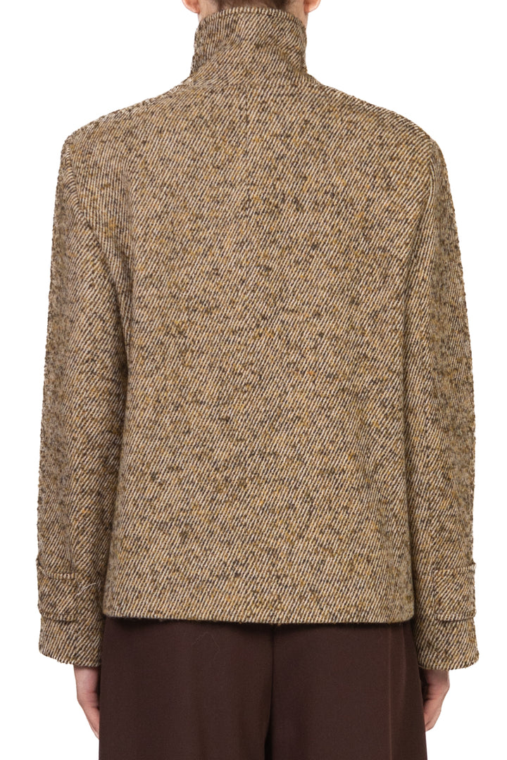 Tensione In - Giacca cappotto rigata con colletto Art. 26B1614