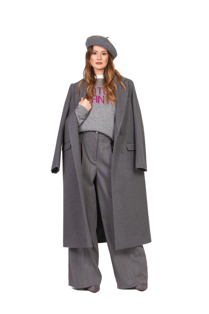 Vicolo - Pantalone palazzo gessato Art. TF2191