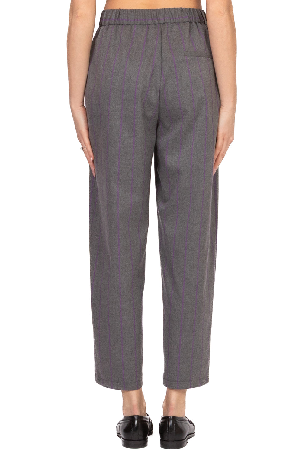 Vicolo - Pantalone carrot gessato Art. TF2192