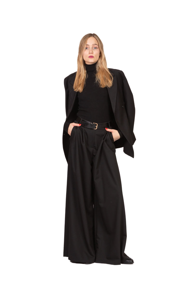 Vicolo - Maglia costine collo alto Art. 22219F